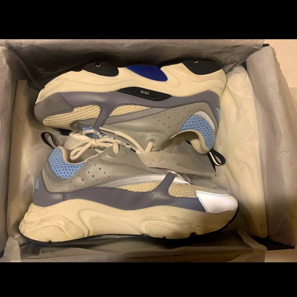 Dior b22 shoes light blue